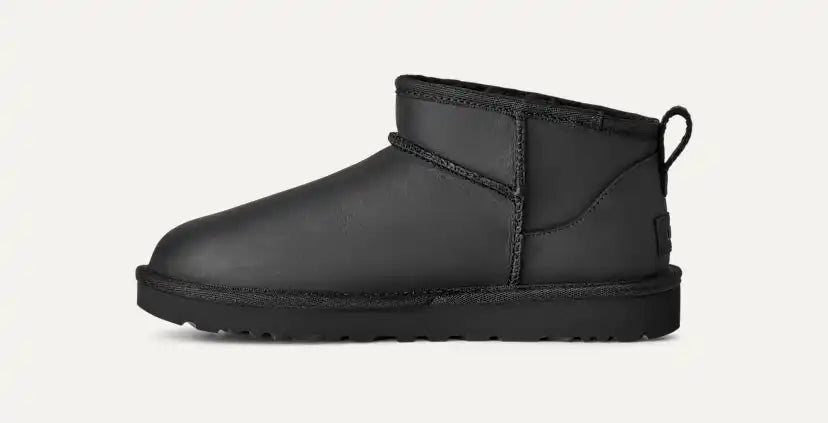 Femme Botte Classic Ultra Mini en cuir - BLK