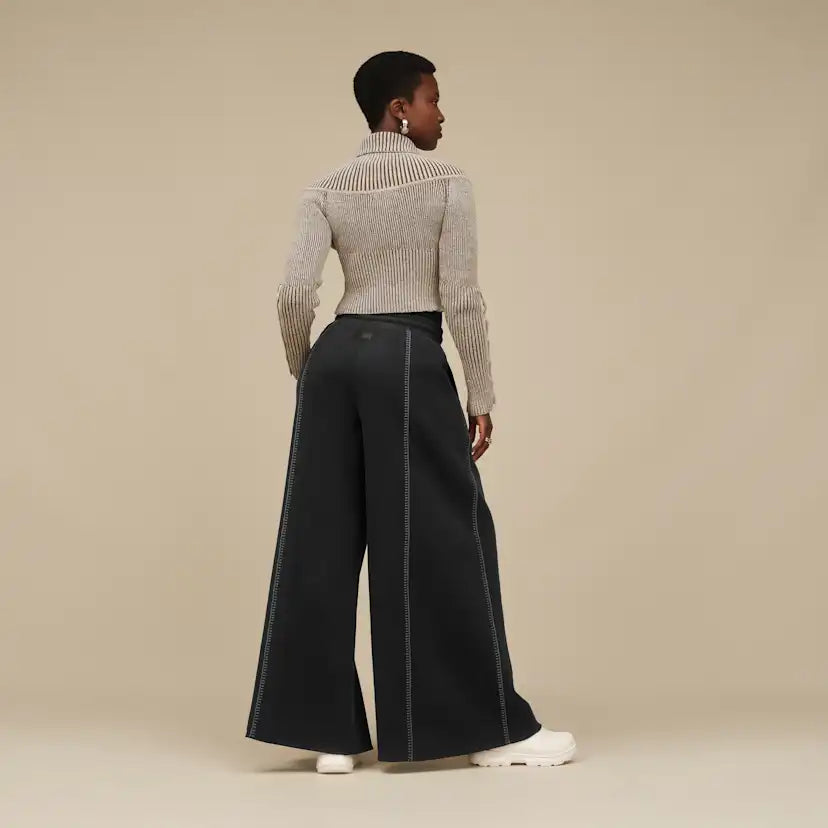 Femme Pantalon large Classic - BLACK