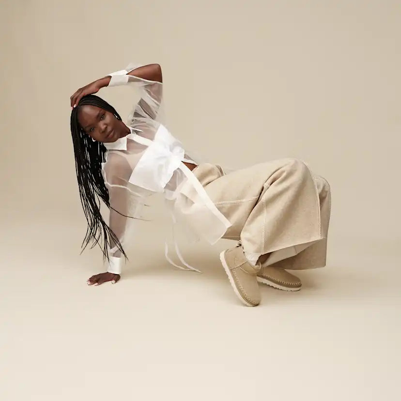 Femme Pantalon large Classic - SAND HEATHER