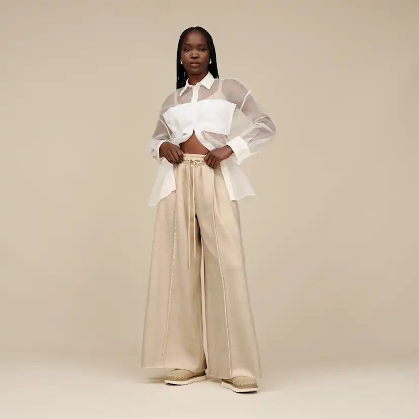 Femme Pantalon large Classic - SAND HEATHER