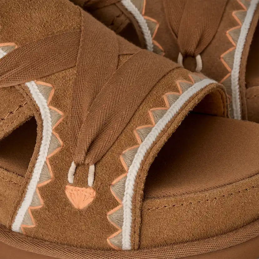 Femme Sandale Goldenstar Hi Artistitch - CHESTNUT MULTI