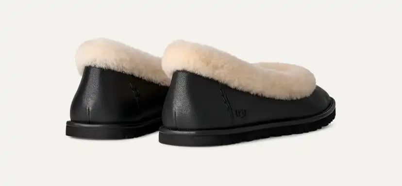 Femme Ballerine en cuir Zora - BLK