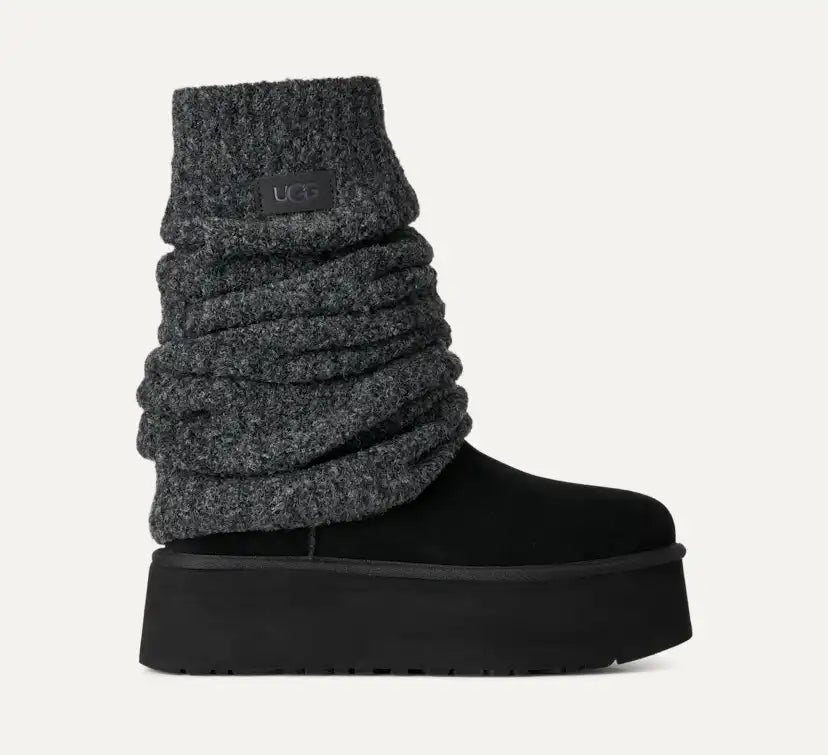 Femme Botte Classic Mini Dipper Legwarmer - BLK