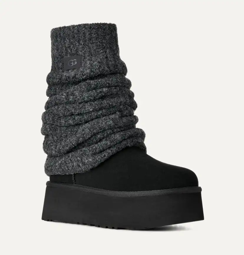 Femme Botte Classic Mini Dipper Legwarmer - BLK