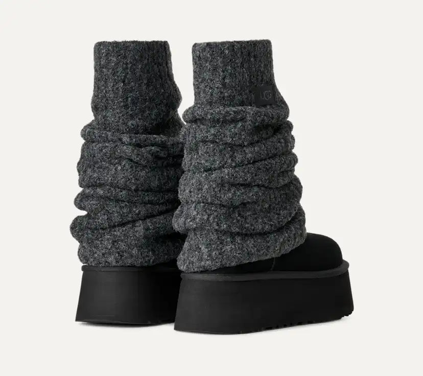Femme Botte Classic Mini Dipper Legwarmer - BLK