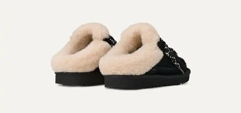 Enfants Basket Lowmel Mule - BLACK