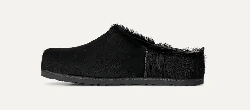 Femme Sabot Otzo en poil de veau - BLACK