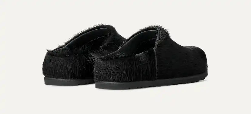 Femme Sabot Otzo en poil de veau - BLACK