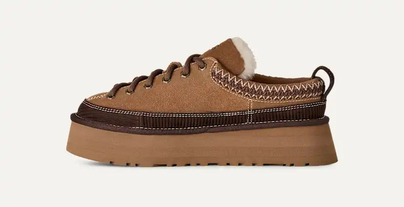 Femme Heritage à lacets - CHESTNUT