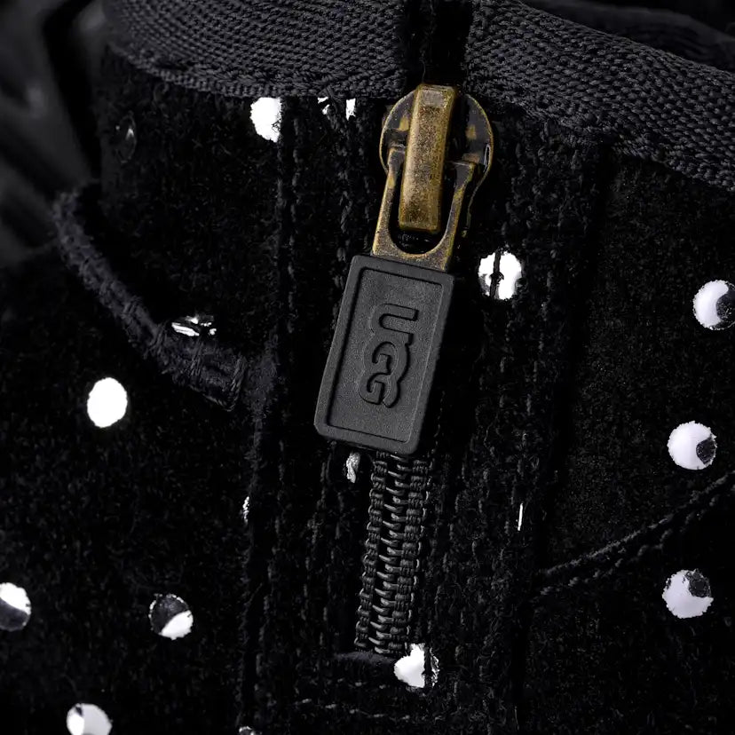 Tout Petit Classic Ultra Mini Shiny Dots Boot - BLACK
