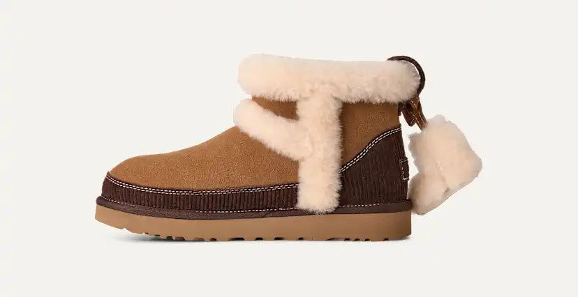 Femme Botte Classic Mini Heritage - CHESTNUT