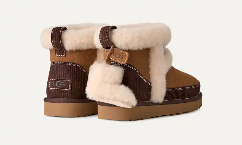 Femme Botte Classic Mini Heritage - CHESTNUT
