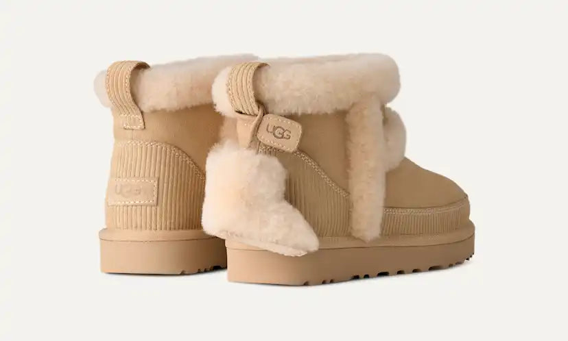 Femme Botte Classic Mini Heritage - SAND CASTLE