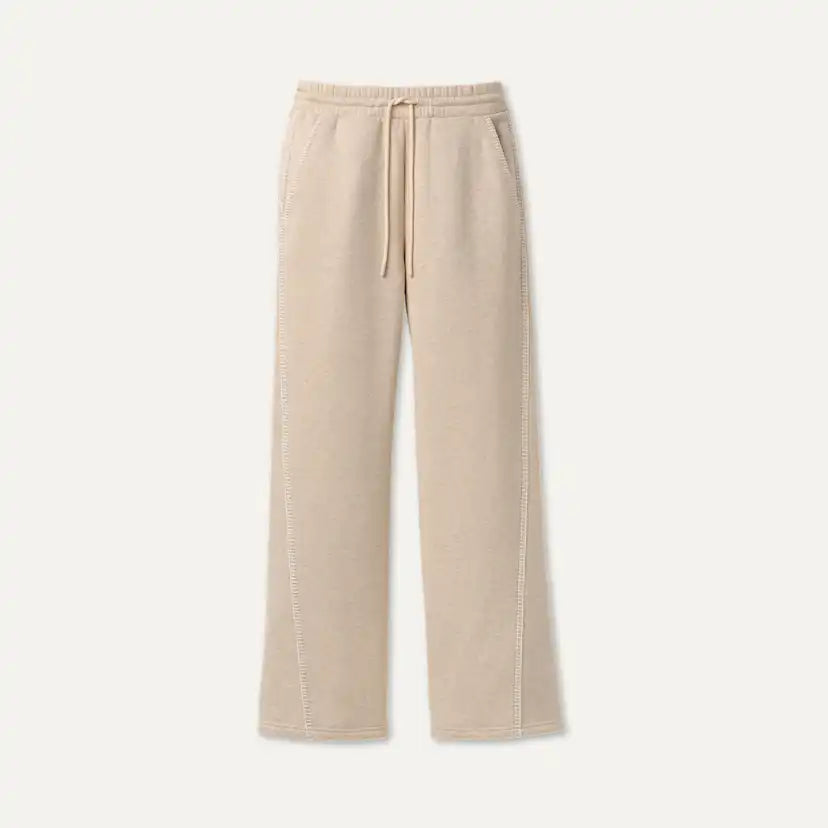 Femme Pantalon à coupe droite Classic - SAND HEATHER