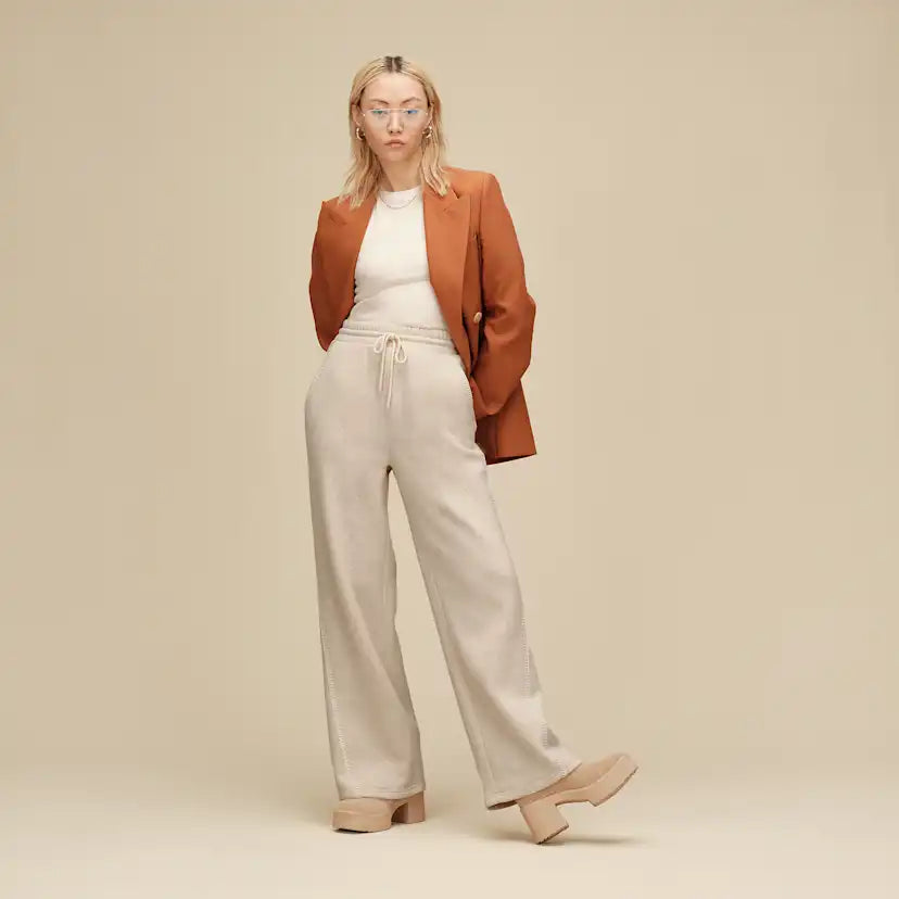 Femme Pantalon à coupe droite Classic - SAND HEATHER