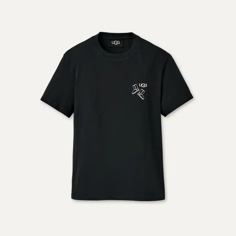 Unisexe T-shirt botte UGG Classic - BLACK