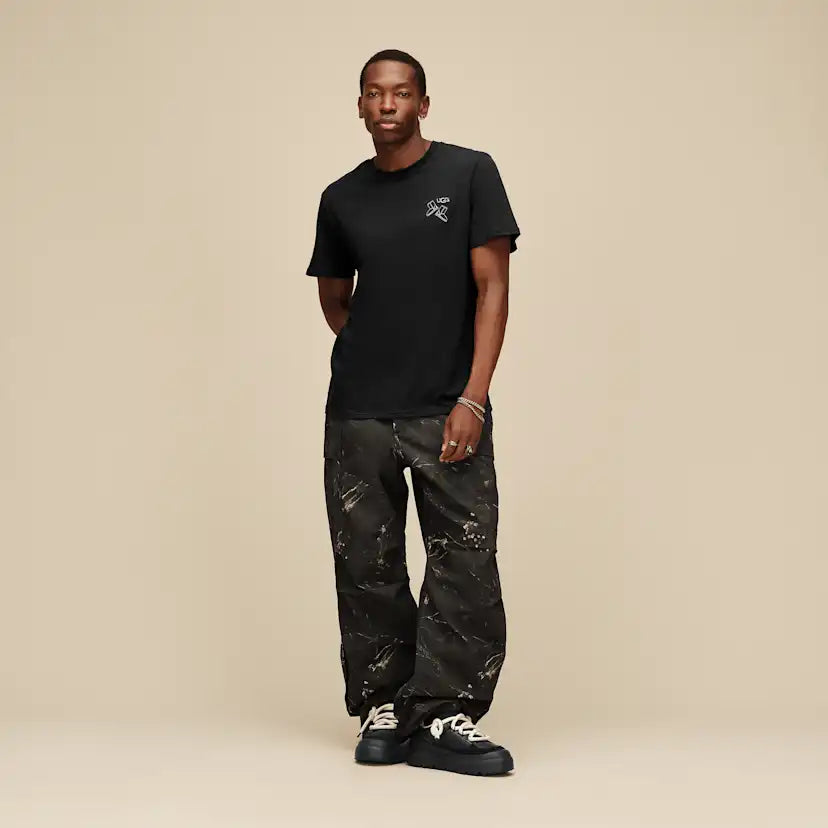 Unisexe T-shirt botte UGG Classic - BLACK