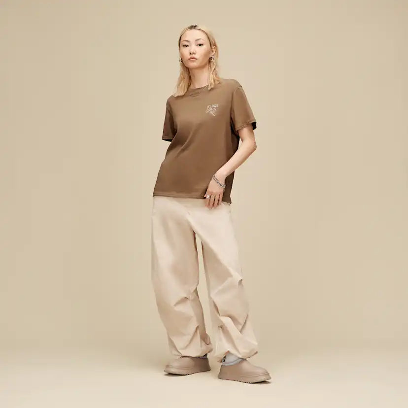 Unisexe T-shirt botte UGG Classic - COFFEE GROUNDS