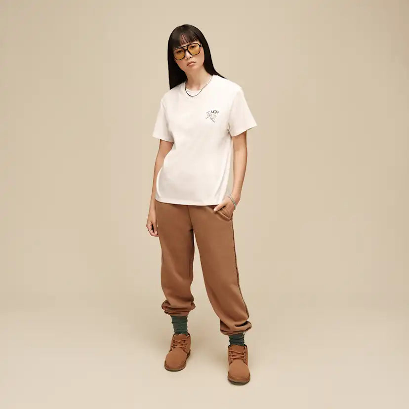 Unisexe T-shirt botte UGG Classic - NIMBUS