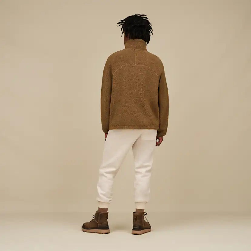 Homme Veste à fermeture éclair intégrale UGGbraid - COFFEE GROUNDS