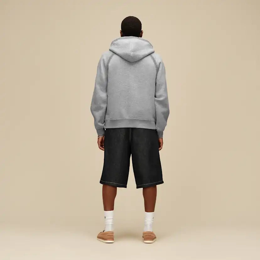 Homme Veste à fermeture éclair intégrale Tasman - GREY HEATHER