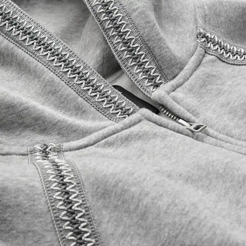 Homme Veste à fermeture éclair intégrale Tasman - GREY HEATHER