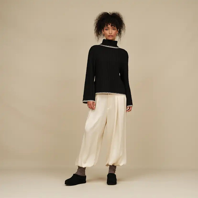 Femme Pull à col roulé Rylynn - BLK
