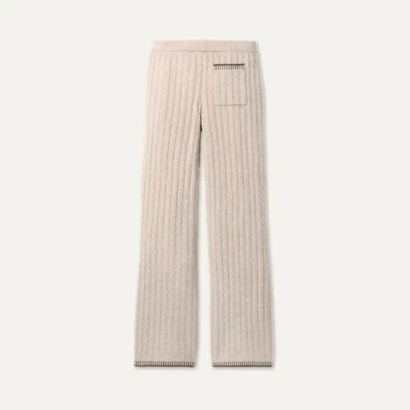 Femme Pantalon à coupe droite Rylynn - OATMEAL HEATHER