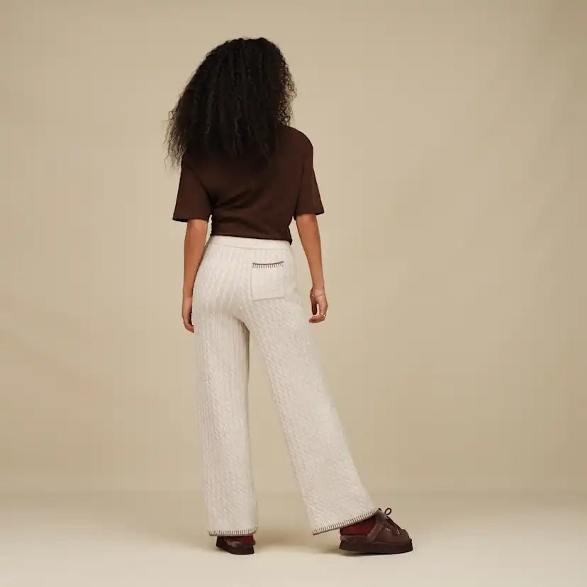 Femme Pantalon à coupe droite Rylynn - OATMEAL HEATHER