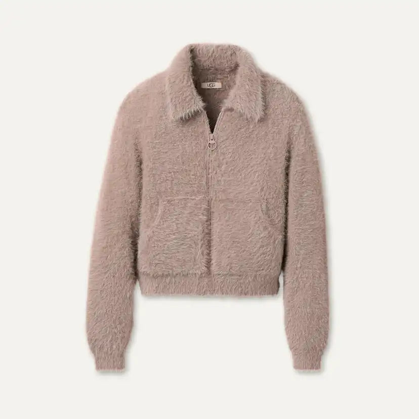 Femme Cardigan à fermeture éclair Mildie - OYSTER