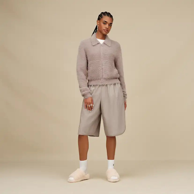 Femme Cardigan à fermeture éclair Mildie - OYSTER