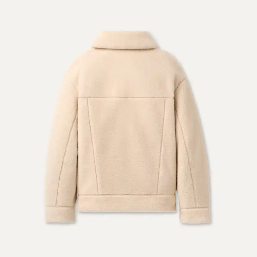 Femme Veste camionneur réversible Frankie - DARK CHESTNUT / CREAM