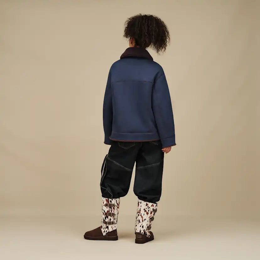 Femme Veste camionneur réversible Frankie - MARINER / DARK CARAMEL