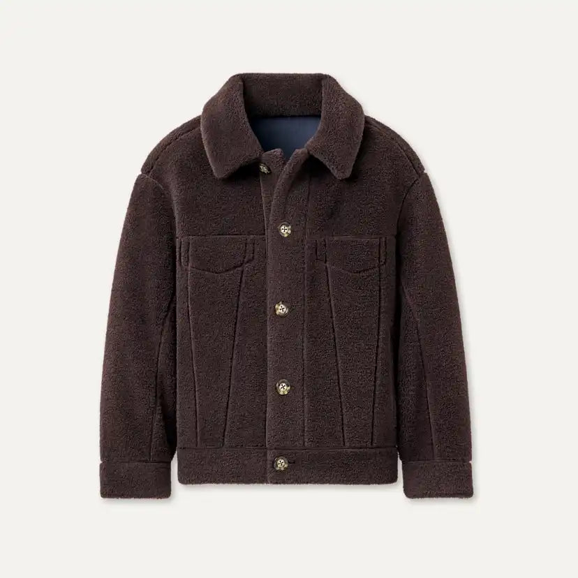 Femme Veste camionneur réversible Frankie - MARINER / DARK CARAMEL