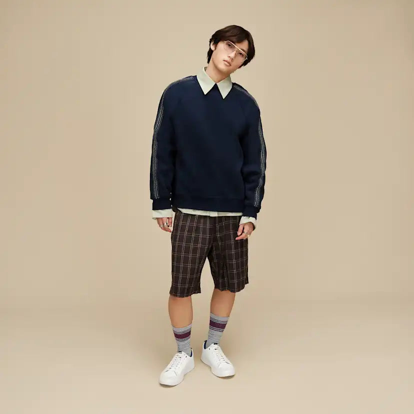 Homme Lot de deux paires de chaussettes mi-hautes Josias Varsity