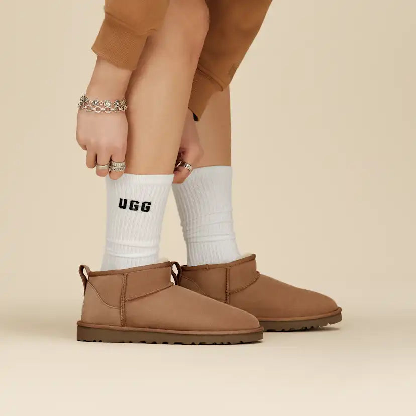 Homme Lot de trois paires de chaussettes mi-hautes Leander à logo - WGBC