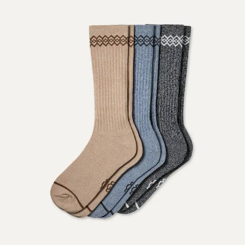 Homme Lot de trois paires de chaussettes Tasman - SDTH