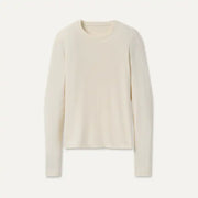 Femme Aidelene Long Sleeve Rib Tee - NIMBUS