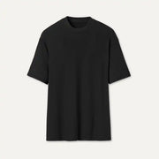 Femme Amarys Relaxed Rib Tee - BLACK