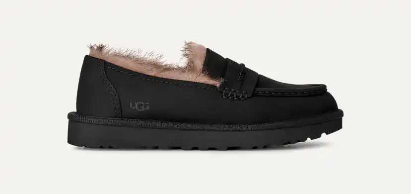 Femme Mocassin Ellis en nubuck - BLACK