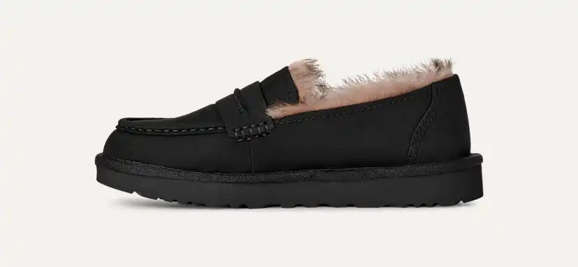Femme Mocassin Ellis en nubuck - BLACK