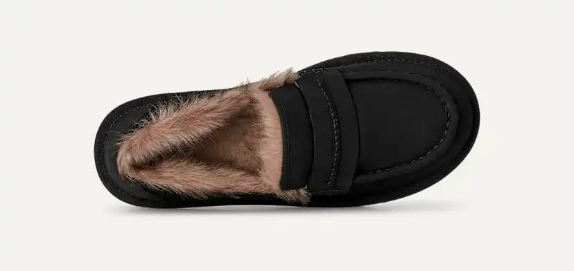 Femme Mocassin Ellis en nubuck - BLACK