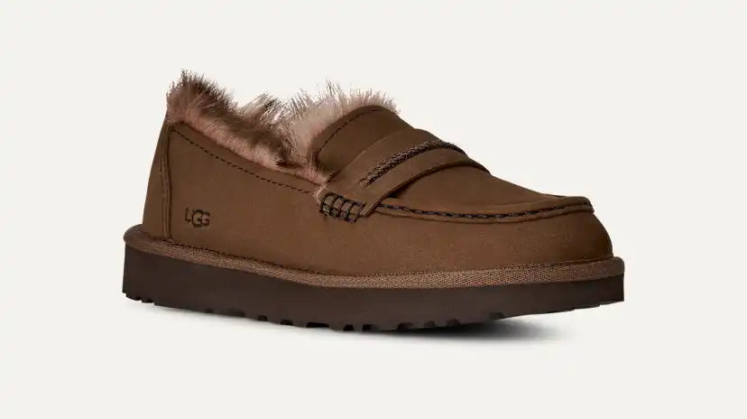 Femme Mocassin Ellis en nubuck - DARK CHESTNUT