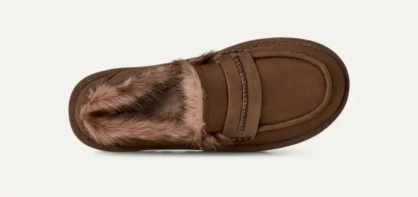 Femme Mocassin Ellis en nubuck - DARK CHESTNUT