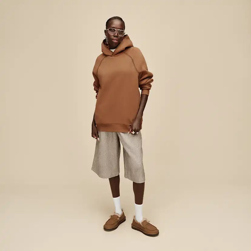 Femme Mocassin Ellis en nubuck - DARK CHESTNUT