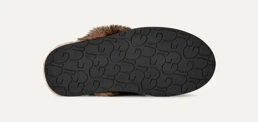 Femme Chausson Scuffette en nubuck - BLK