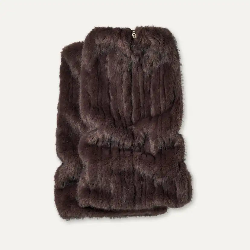 Femme Guêtre Ismay en fausse fourrure - BURNT CEDAR