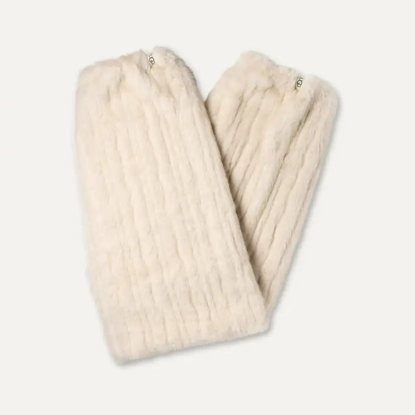 Femme Guêtre Ismay en fausse fourrure - CREAM