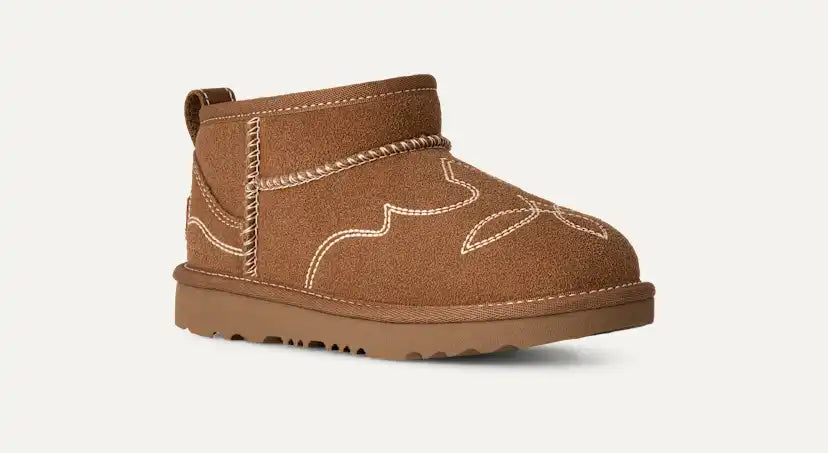 Enfants Botte Classic Ultra Mini Western - CHESTNUT