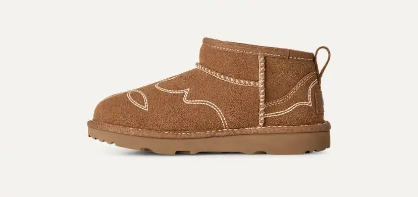 Enfants Botte Classic Ultra Mini Western - CHESTNUT
